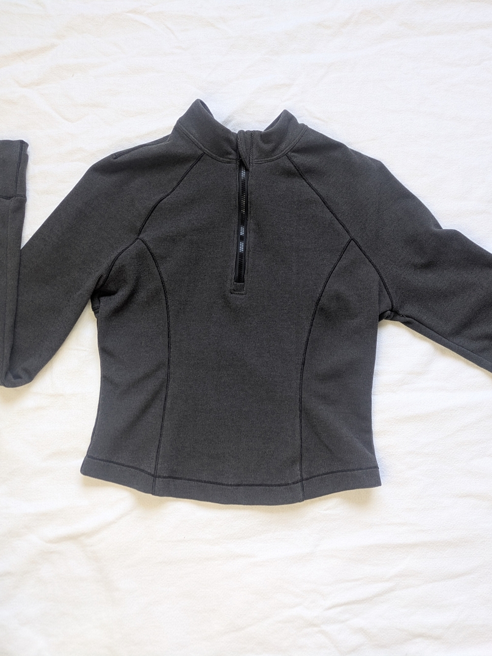 R.M. Williams Grey Half-Zip  Athletic Sweatshirt Small